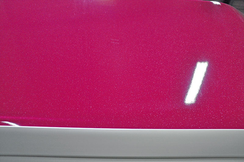 Polyhaube und Bug Magenta Metallic