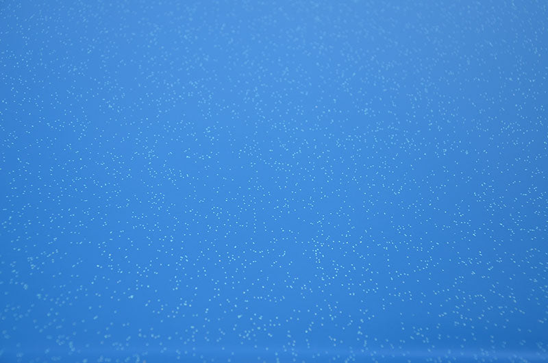 Polyhaube und Bug Signal Blue Metallic