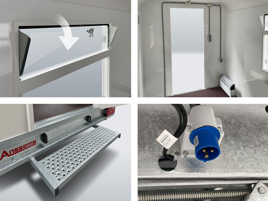 PTS 1400.390×188 RAL 9003 MIT TOILETTE
