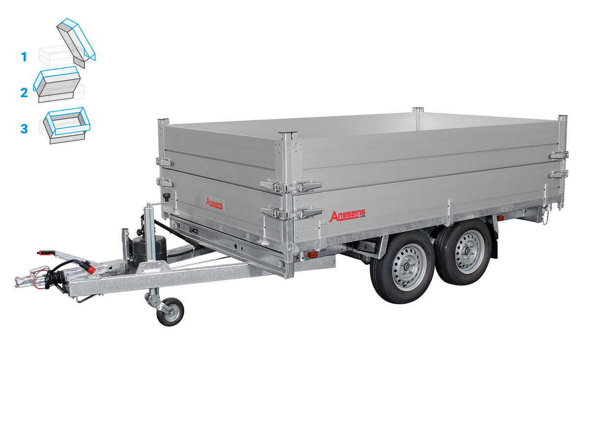 Aufsatzbordwände KSX mit Kippfunktion 305x178x35