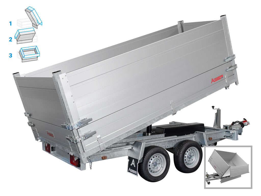 Aufsatzbordwände KSX mit Kippfunktion 305x178x70