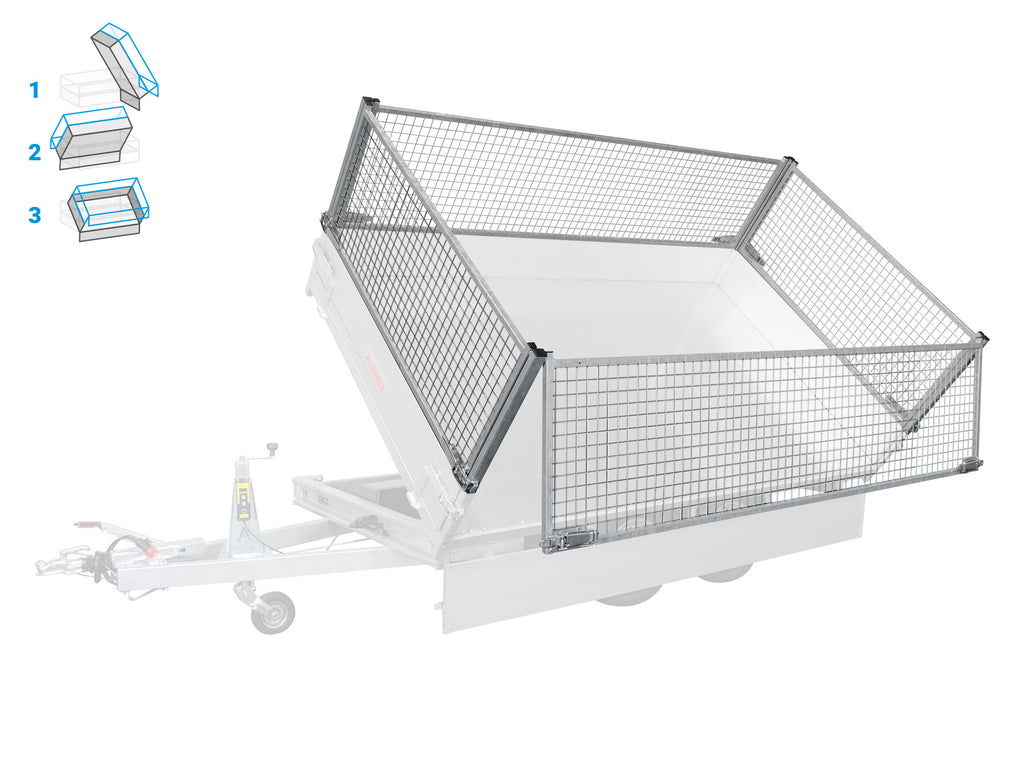 Gitteraufsätze KSX mit Kippfunktion 305x178x70